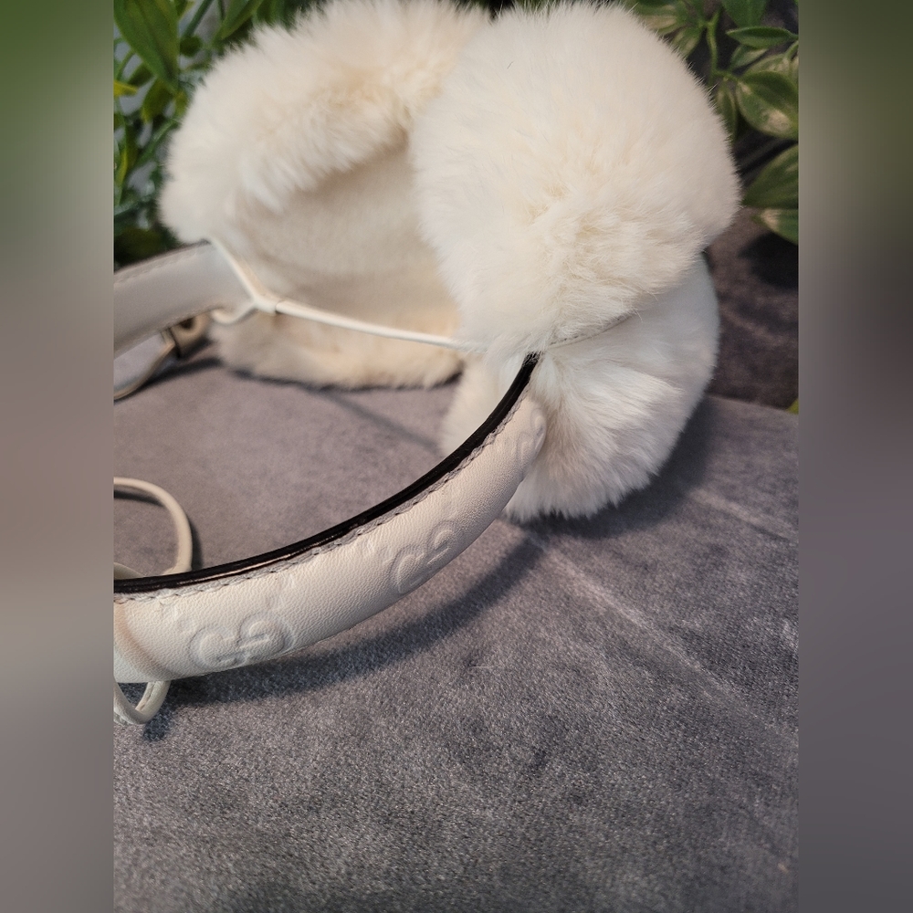 Gucci Rabbit Fur Earmuffs - Picture 5 of 8
